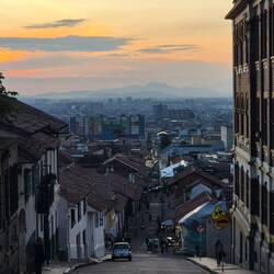 Abendlicher Blick über die Stadt