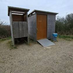 Einfach am Wegesrand, Biokomposttoiletten - ganz neu👍