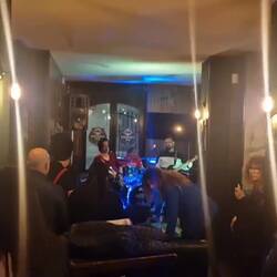 Even mooie afsluiter in de lokale Pub Rosemary's