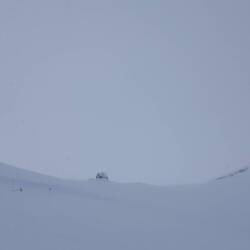 der Weg auf den Pass hinauf ist heute "gut" zu erkennen