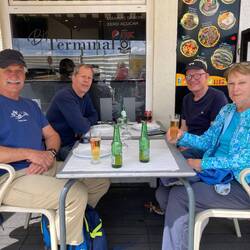 Steve and Julie join us for a quick lunch