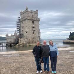 With Julie at Belem