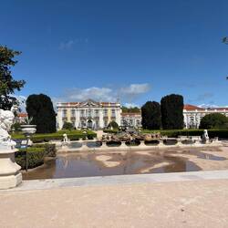 Queluz Palace from the gardens