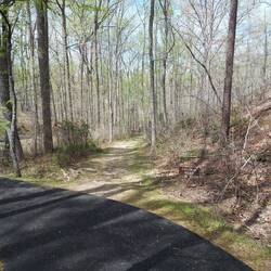 Reste der alten Militär Straße.