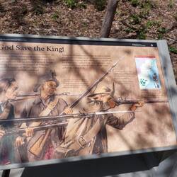 Auch bei den Briten kämpften Amerikaner z.B. aus New York.