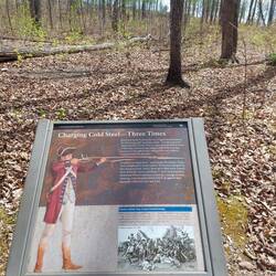 Drei Bajonettangriffe der Briten wurden abgewehrt.