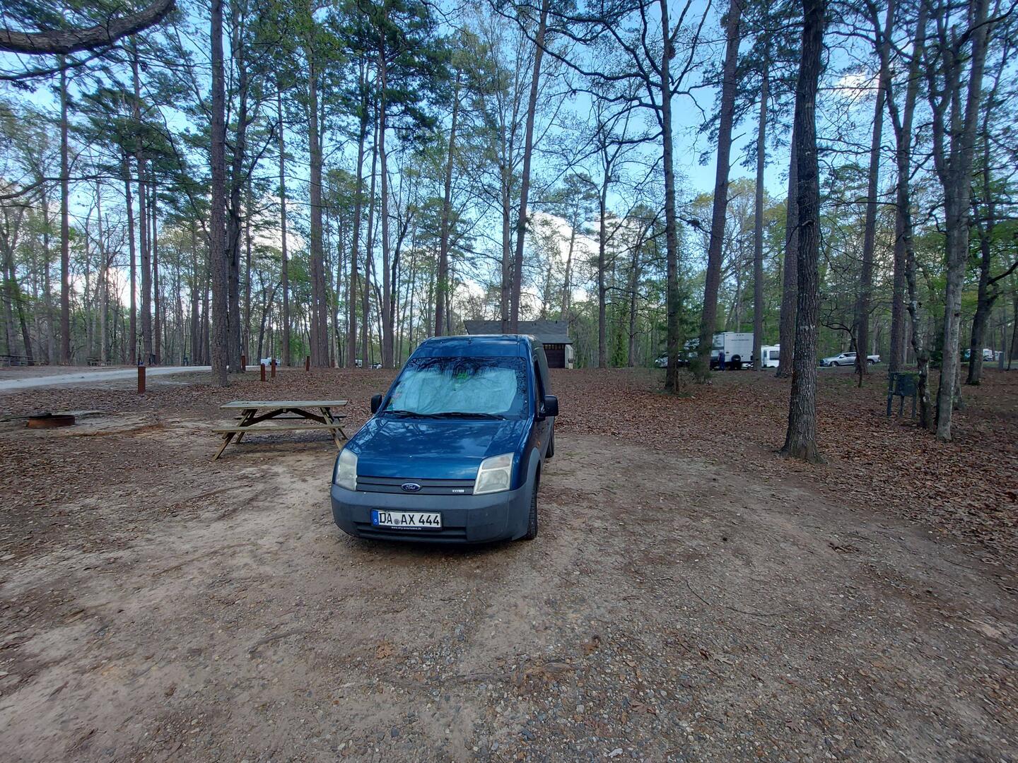 Mein Plätzchen am Abend.