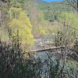 Aragon river south of town