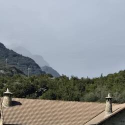 Another storm moving in! It was misting on us at the end of our longer walk.
