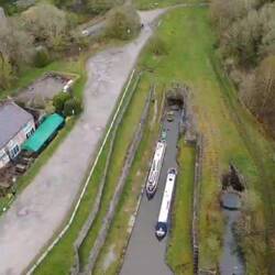 Nestled in the basin proved to be a lovely quiet mooring spot