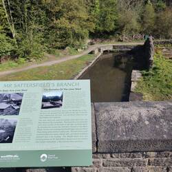 The Bugsworth Basin Heritage Trust installed several information boards sharing the basin's history