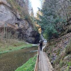 Wissbachschlucht, das Ziel ist schon ganz nah.
