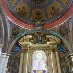 Santuario de Nuestra Señora de la Consolación del Castillo. Gleich neben der Festung.