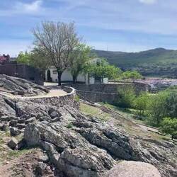 Blick von der Festung ins Land.