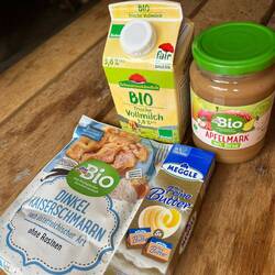 Aus diesen Zutaten machten wir uns dann...