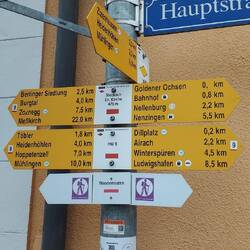 Nach 34 km erreichten wir unser heutiges Ziel, das schöne Städtchen Stockach