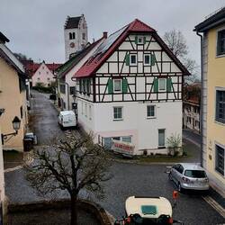 Blick aus dem Hotelzimmer am Morgen