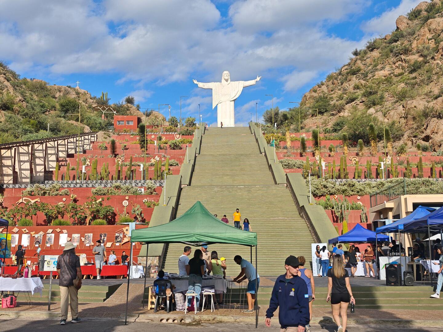 Am Karfreitag in Chilecito mit seiner Cristo Statue