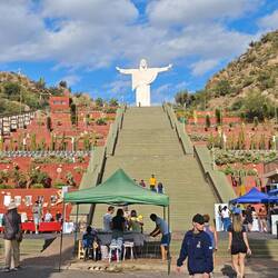 Am Karfreitag in Chilecito mit seiner Cristo Statue