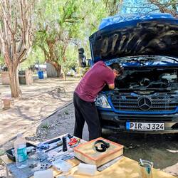 Die Ruta 40 fordert auch Tribute... Blaubär hat sein Ladedruckregelventil geopfert