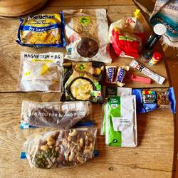 mein aktueller Vorrat an Lebensmittel