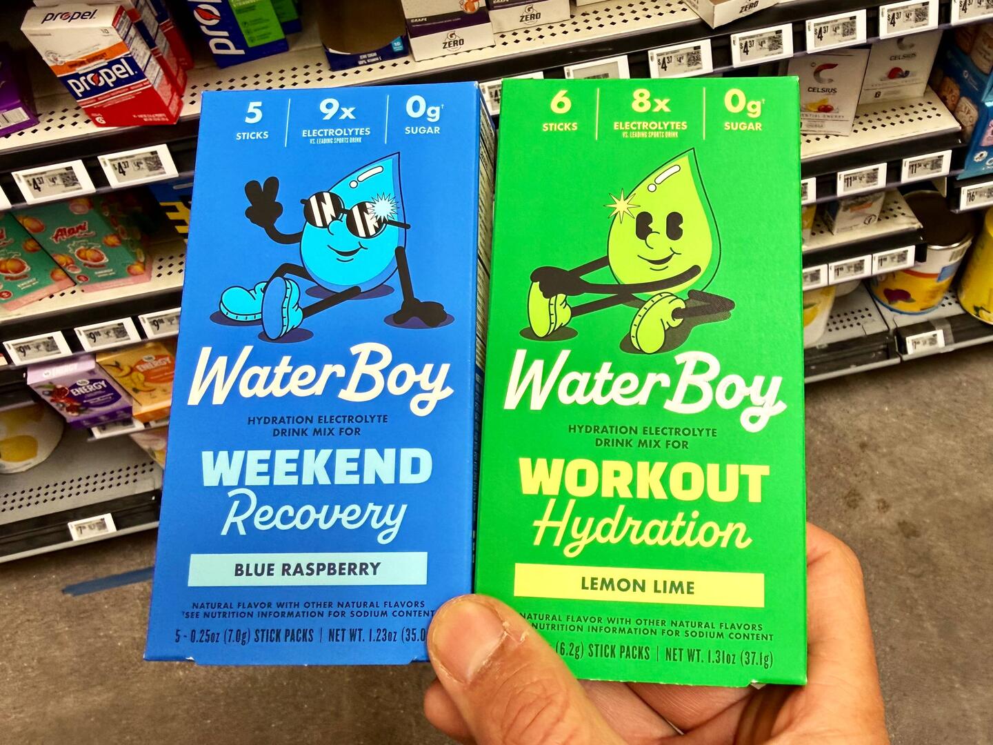 Auf dem Trail machen sich viele Personen das Wasser mit solchen Zusätzen etwas schmackhafter.