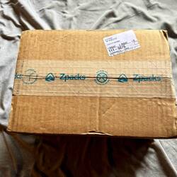 Im Paket befand sich mein neues Zelt und einige weitere Kleinigkeiten für meine Wanderung.