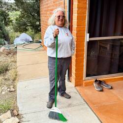 Julie - Ich habe heute lange mit ihr über die aktuelle Situation in Amerika gesprochen.