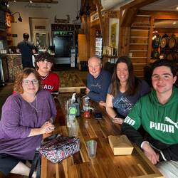 Had lunch in Langley with cousin Carlye!