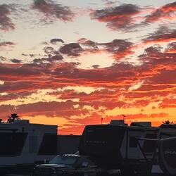 I do miss the awesome sunsets