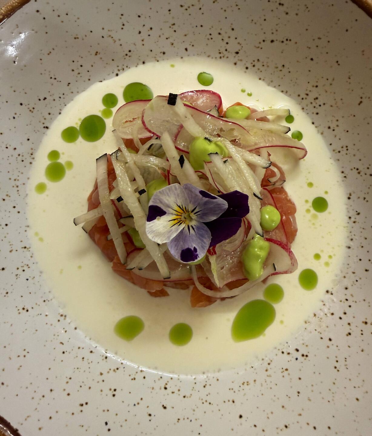 Trout tartare