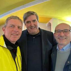 Con Daniele y Davide
