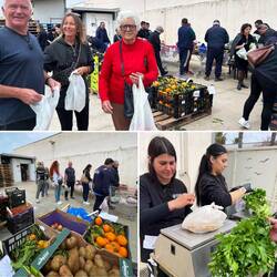 ..ein Markt am Sonntag.Ganz zufällig an unserer Strecke 🙂👌🏻