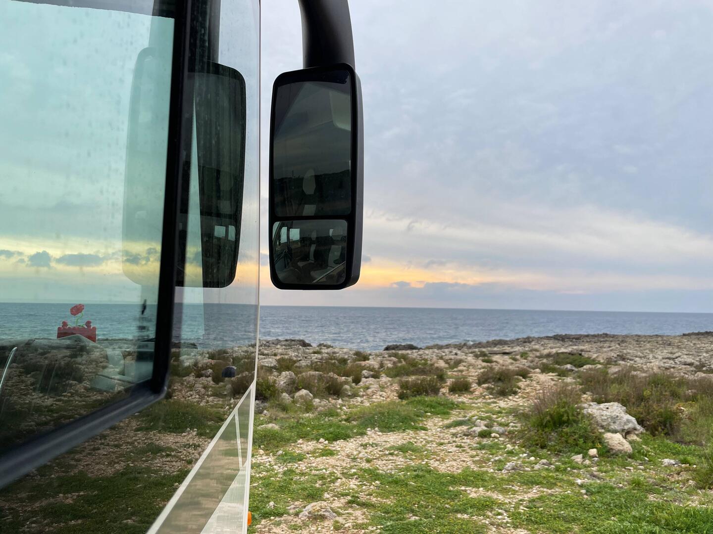 Hier lassen wir uns heute nieder 👌🏻🚐🍀🚐