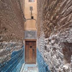Eingang unseres Riads