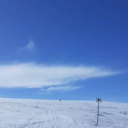 auf den Kamm führt ein langer Weg hinauf