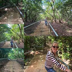 STEPS DOWN the Mountain!