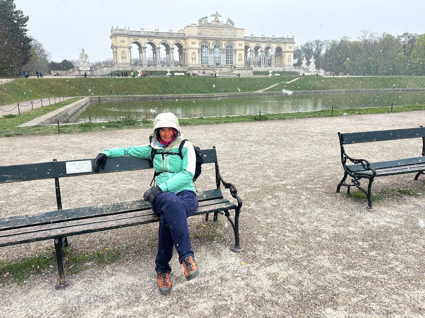 La Gloriette sous la neige (Vienne)