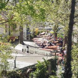 Biergarten in Sicht!