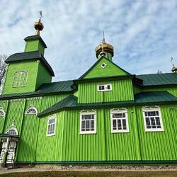 Eine orthodoxe bunte Kirche - leider verschlossen