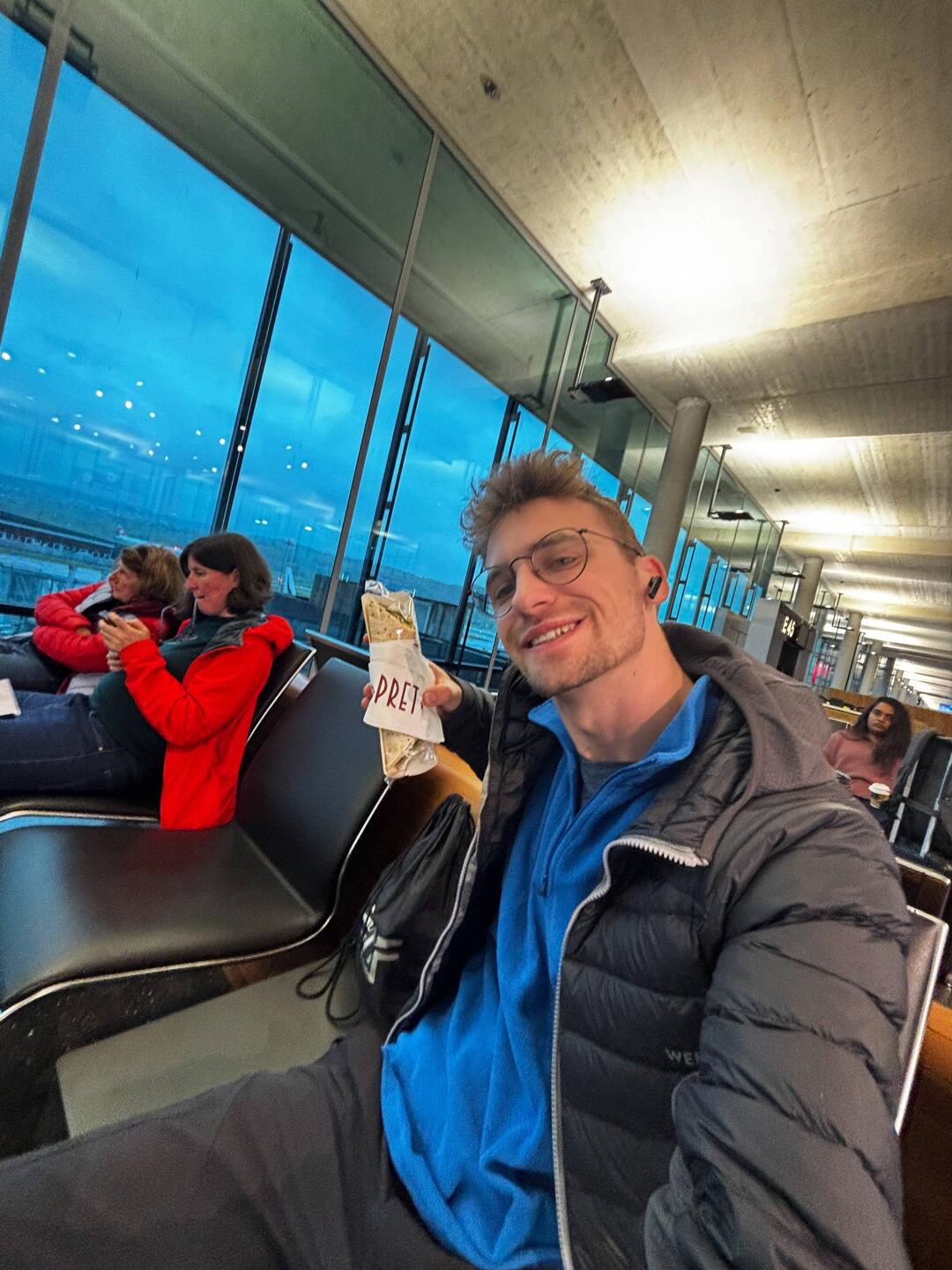 Wrap avocat au départ