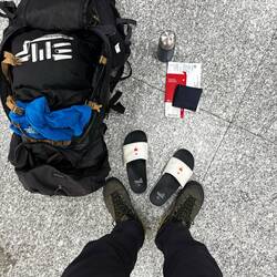 À la destination c'est le moment de remettre les chaussures 🩴