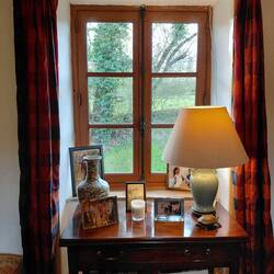 View through a window