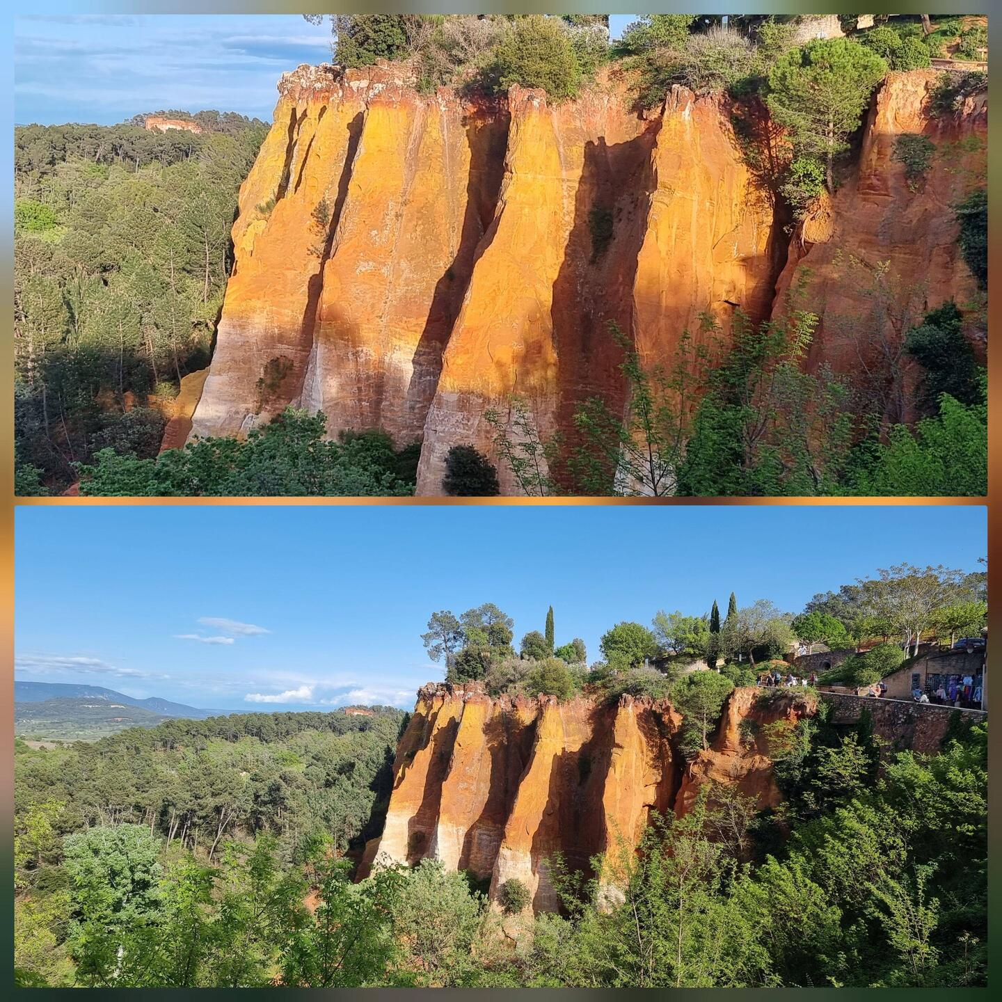 Auf'm Weg zur Stadt nochmal anderes Licht an den Bergen