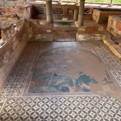 Empfangszimmer eines reichen Patriziers im Casa del Mitreo