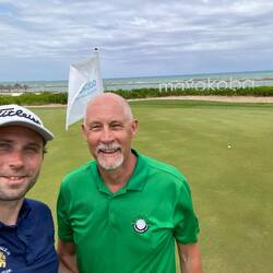 ...das Grün liegt direkt am Meer