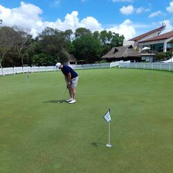 ...Simon beim Putten..