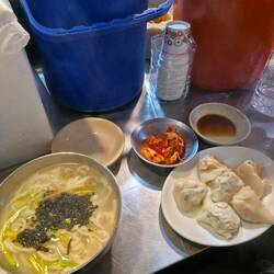 Die Dumplingfüllung schmeckt leider super fad....