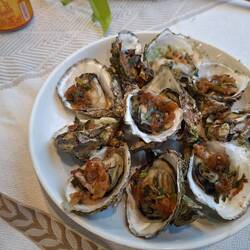 Gegrillte Austern