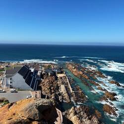 Aussicht von Leuchtturm in Mossel Bay